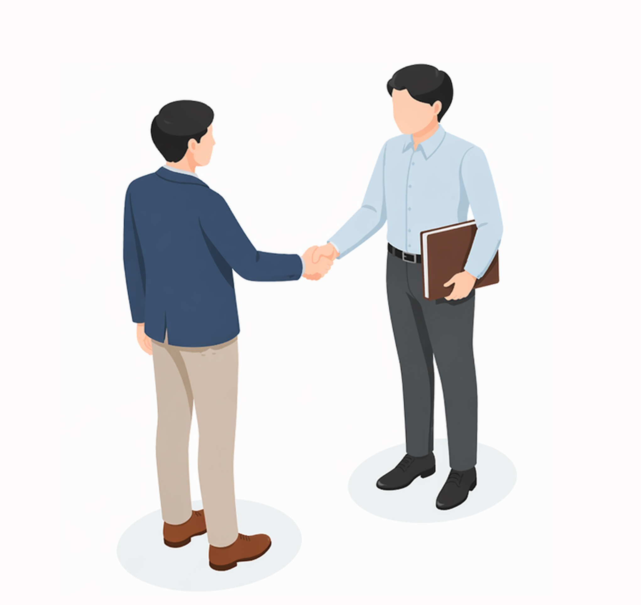 弁理士とクライアント